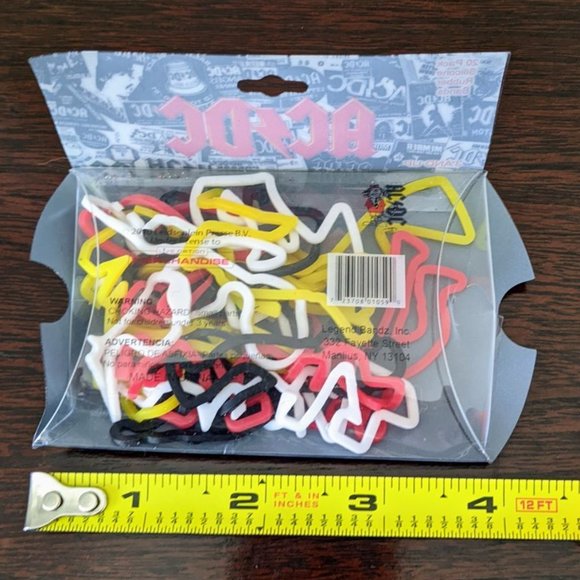 2/$18 AC/DC Bracelets Legend Bandz Rubber Band - Picture 4 of 4